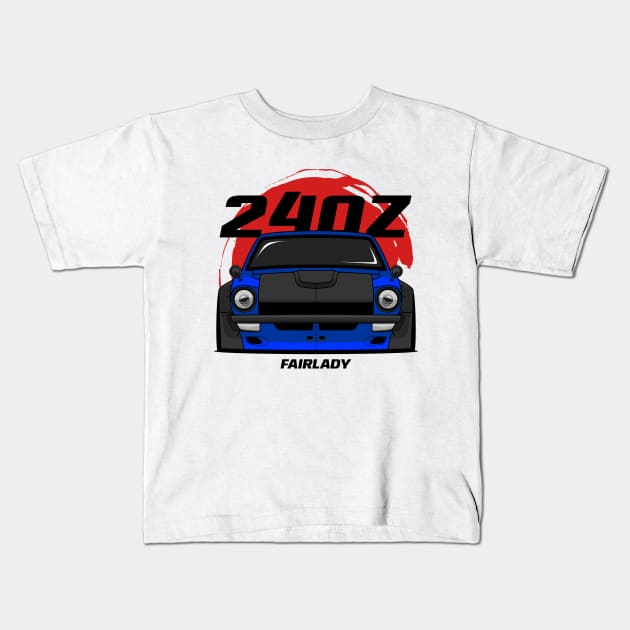 Tuned Frldy Z Blue Kids T-Shirt by GoldenTuners